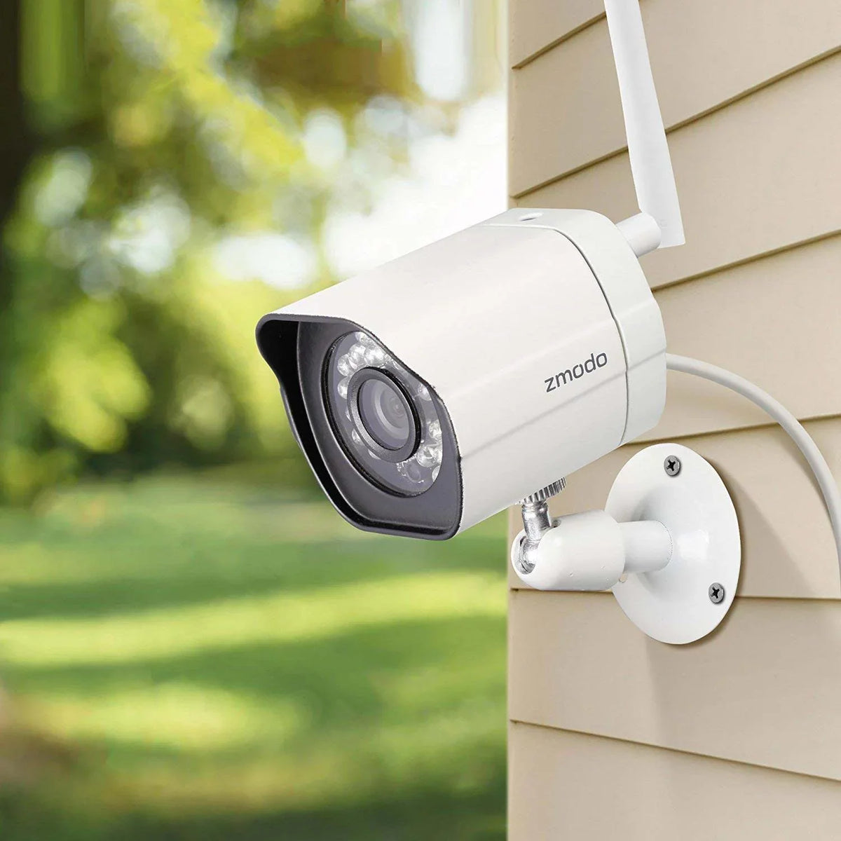 Assistant Zmodo with Google Security HD 2.4Ghz WiFi Full Only IP Smart Outdoor System (3 - Wireless Pack) with Vision Night Camera (Supports WiFi) Works Cameras