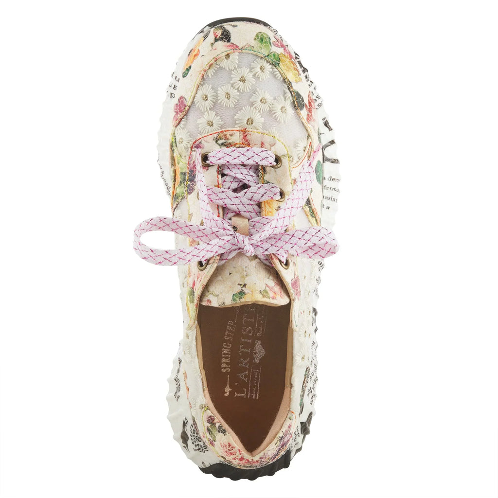 Daisymae Step Sneaker Fashion Beige / EU L'Artiste 5 Spring Multi 35 Women's US