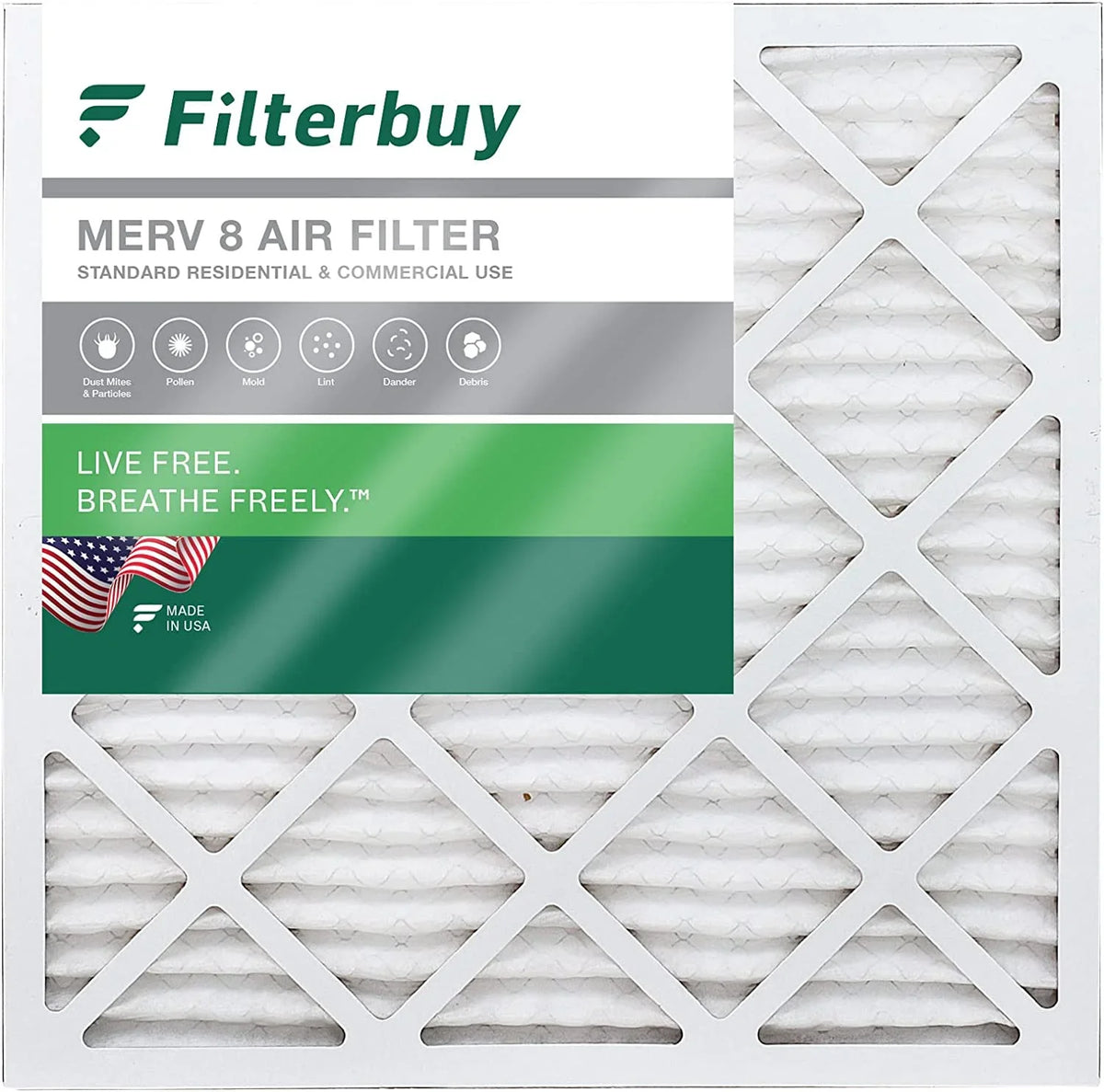 20x20x4 MERV Filters Air Filterbuy AC Furnace (1-Pack) 8 Pleated HVAC