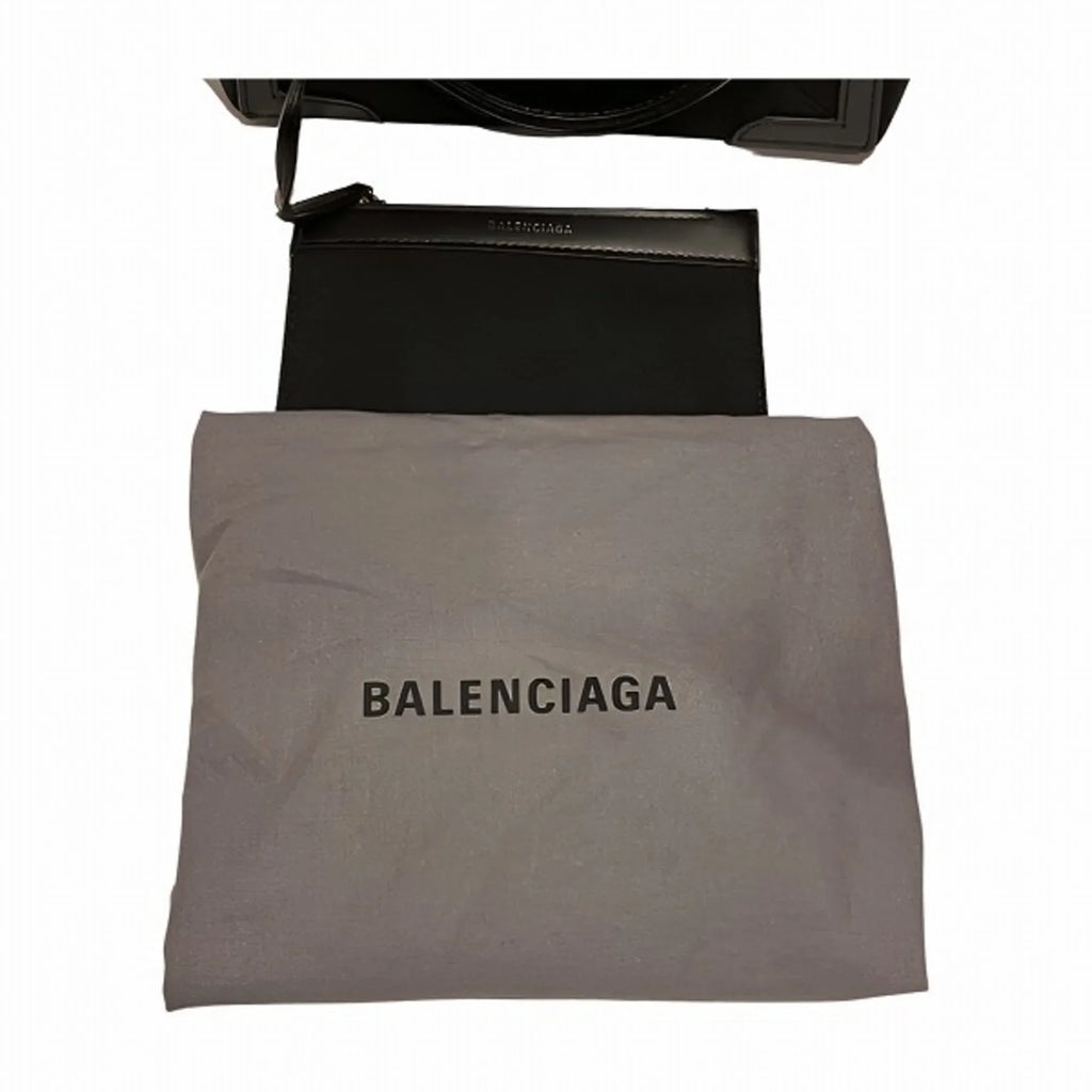 Navy Pre-Owned XS (Good) Handbag Shoulder Bag Ladies Cabas 390346 2WAY Balenciaga