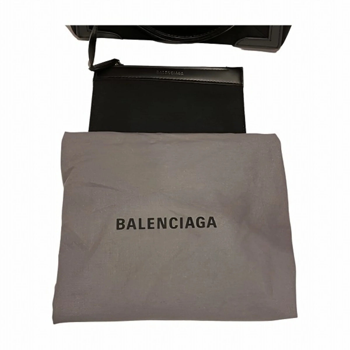 Navy Pre-Owned XS (Good) Handbag Shoulder Bag Ladies Cabas 390346 2WAY Balenciaga