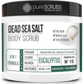 & 16oz Nutrients Oils - FREE + Salt Essential Mini Organic SCRUB - Organic Large Spoon, Body Bar BODY Dead pureSCRUBS EUCALYPTUS Exfoliating Set Wooden Scrub Infused Pure Premium Sea & Soap Loofah