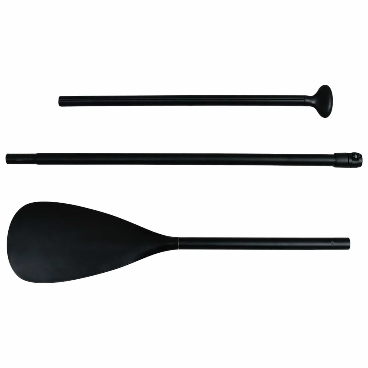 Inflatable White Paddleboard and Set Black Walmeck