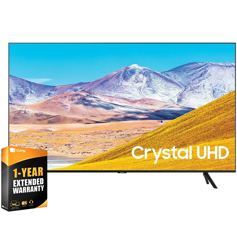 85" 4K Year 1 UN85TU8000FXZA Smart with Model 2020 inch LED (UN85TU8000 Inch TV Ultra Warranty TV Bundle 85 Extended 85TU8000 Samsung TV) HD 85