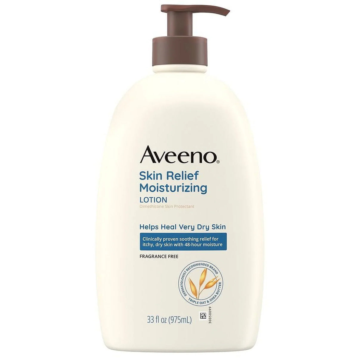 Pack Fragrance-Free 2 33.0 fl Skin Very Moisturizing Lotion for Aveeno of oz Relief Dry Skin