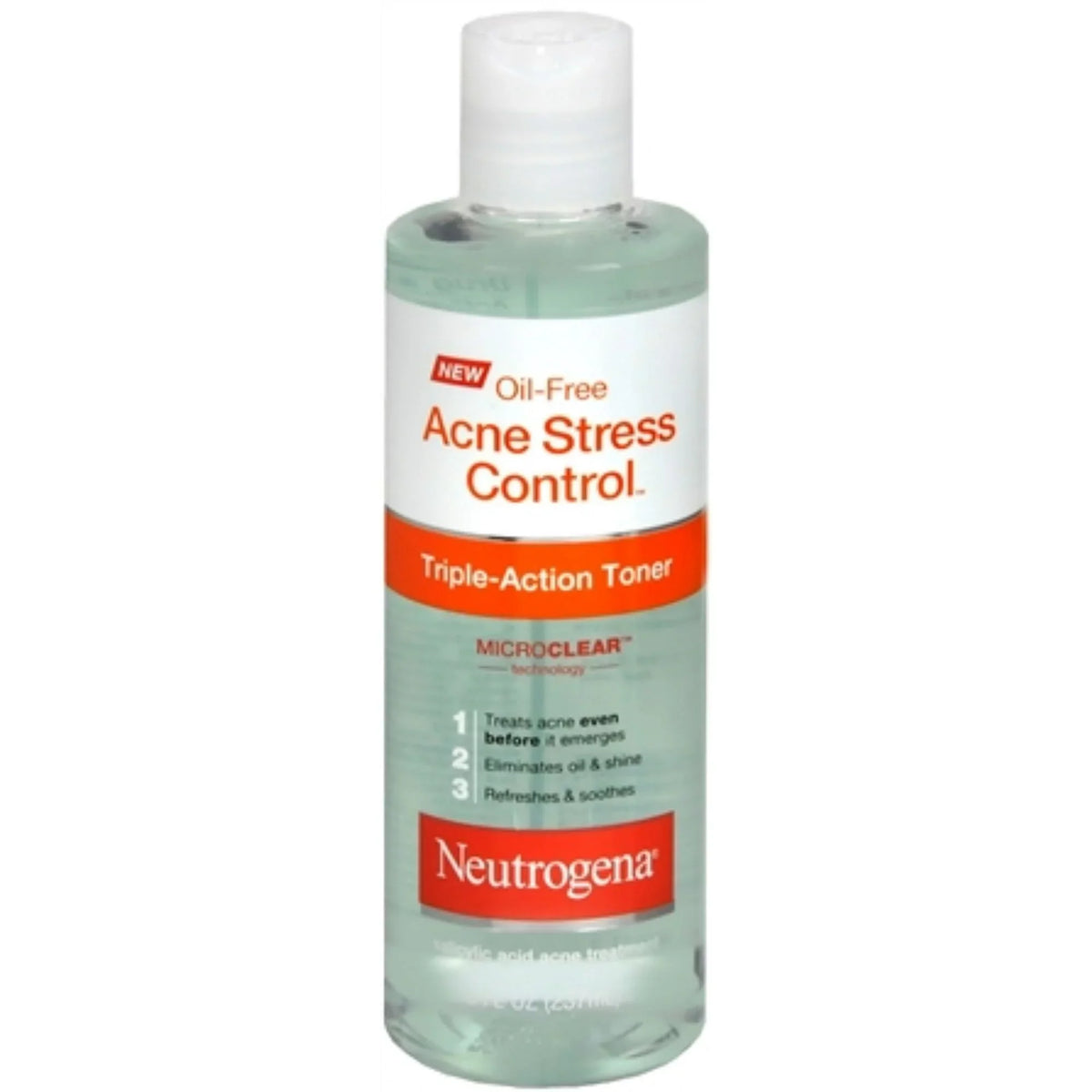(Pack Control 8 2) Toner Triple Stress oz Action Oil-Free of Neutrogena Acne