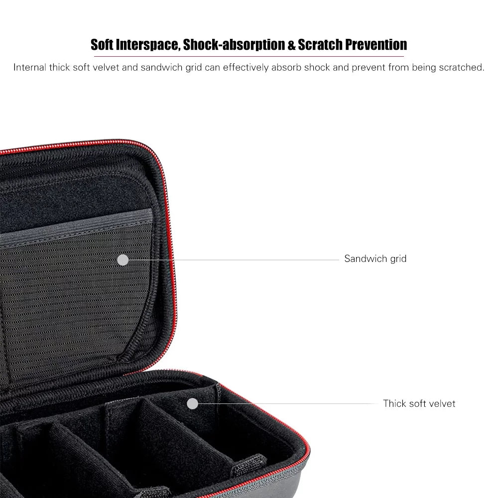 8/7/6/5 OSMO DIY Portable EVA Camera Waterproof TELESIN - Action, Storage Accessories Pocket Compatible DJI Storage OSMO Box Case Action and with