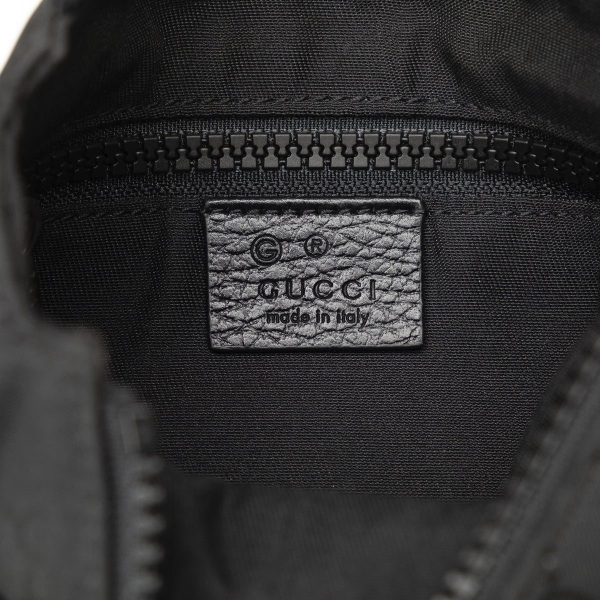Fabric GG (Good) Pre-Owned Authenticated Nylon Gucci Web Black Crossbody Bag Unisex Crossbody