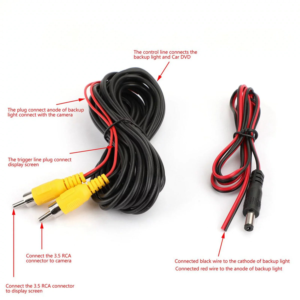 LED Night CMOS View Reverse View Rear Backup 170° 4 Car Wireless Camera