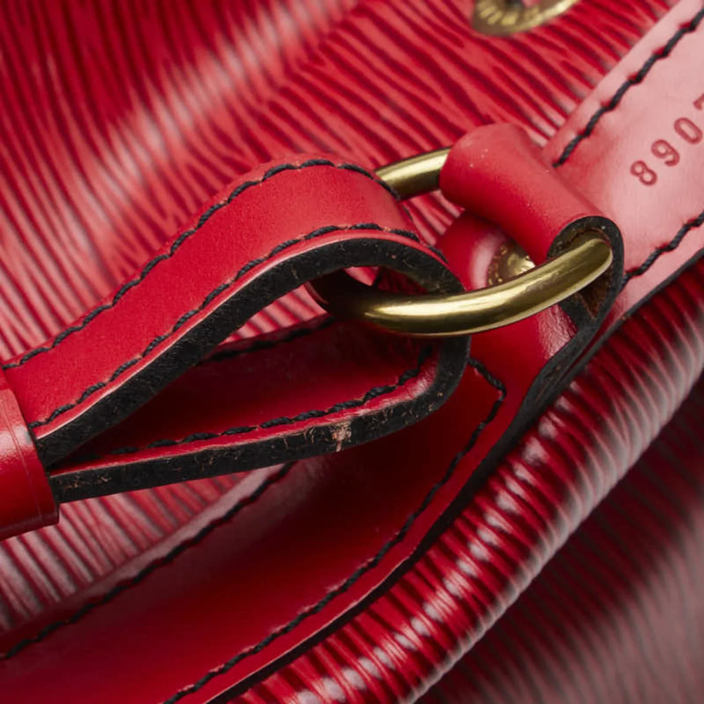 Vuitton Petit Pre-Owned Leather Shoulder M44107 One Noe Handbag LOUIS Red Bag Ladies Epi Castilian Louis (Good) VUITTON