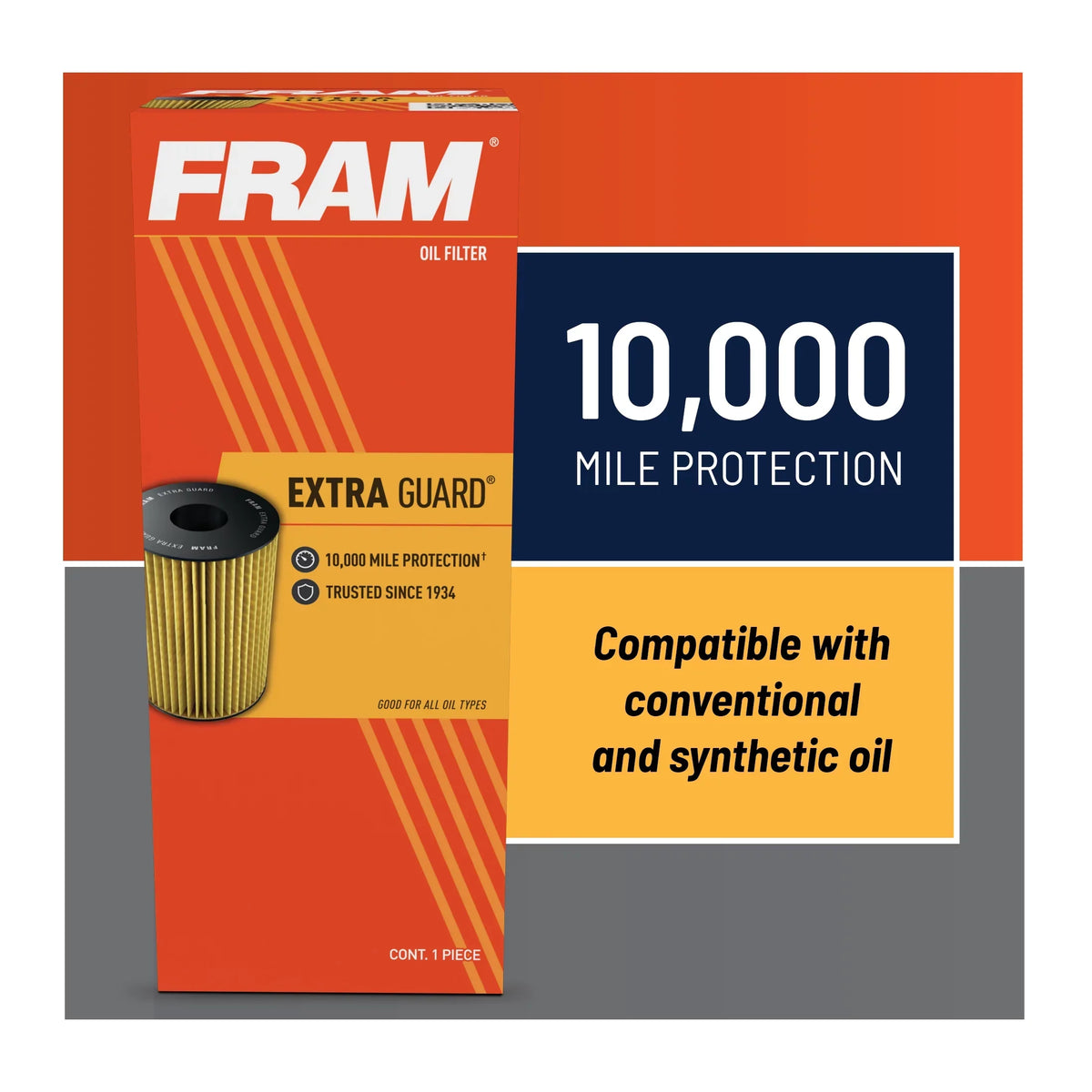 Interval Filter 10K AUDI FRAM mile select: Oil Q5, Q7 2013-2015 2014-2016 CH11490, Filter Fits Guard AUDI Extra Change