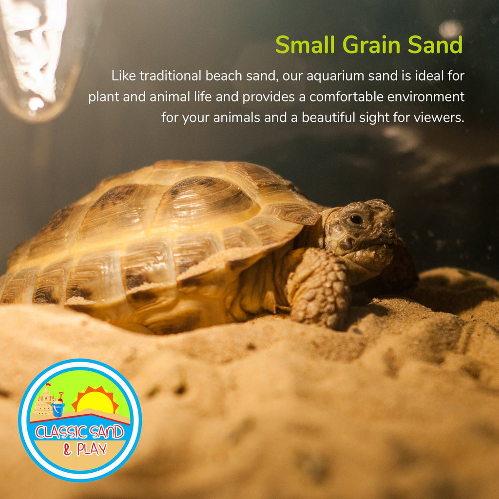 SAND PLAY lb. Sand Tanks, Natural Aquarium and CLASSIC Orange Freshwater for Saltwater 40 &