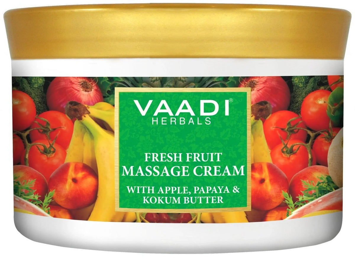 Cream Apple, Fruit 500 Papaya Herbal Cream All With Natural Butter Herbals & (Pack Oz) - Kokum - X - Of Vaadi (17.64 1 Gm) Fresh Massage