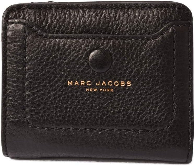 Marc Leather Leather Women's City Black Compact Mini M0014215 Empire Jacobs Wallet