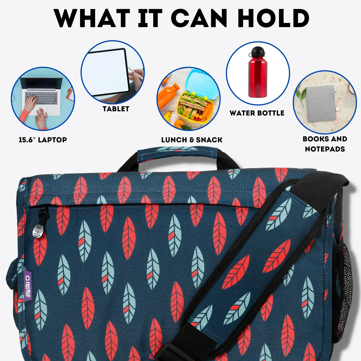 Thomas Unisex Indi 16" J World Bag, Messenger