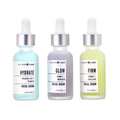 Pack Facial Labs Supercharged, and - Paraben Ingredients Firm Combo Serum, Cruelty Valjean of Skincare Bottles - Free, Glow, Free, Hydrate, Targeted 1oz