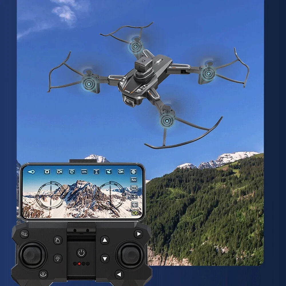 HD 4K with Camera Quadcopter Design Avoidance JLLOM Dual Foldable and Technology Drone Obstacle -
