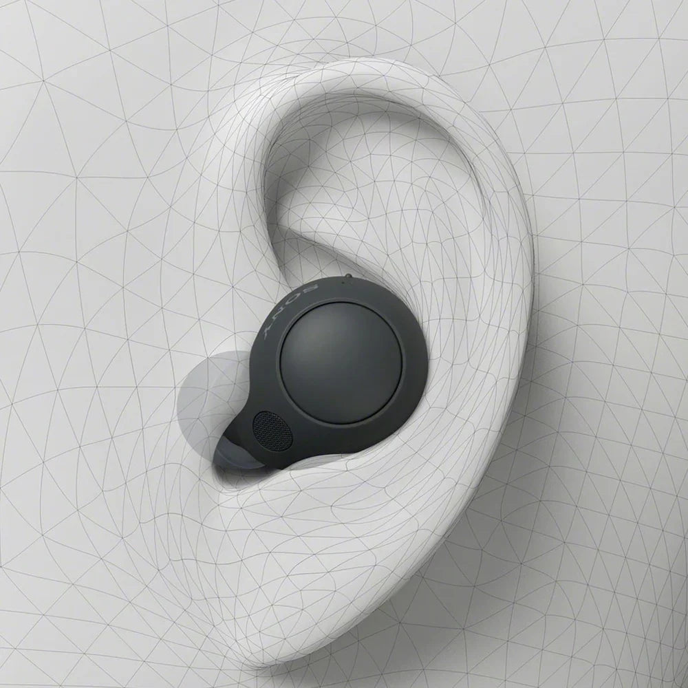 IPX4 Mic Wireless and Noise with Sony WF-C700N Headphones Resistance, Black in-Ear Canceling Box Bluetooth Open Earbud Truly Water
