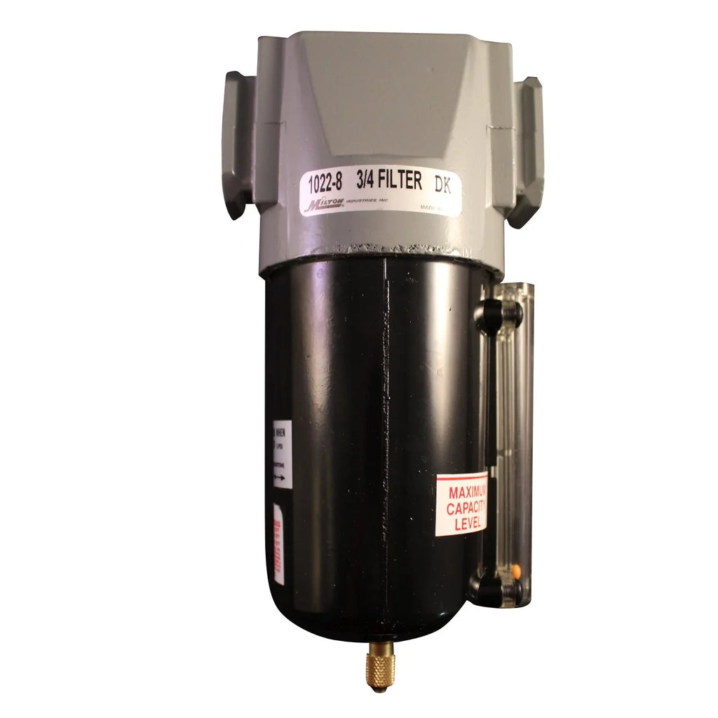 Metal Filter, oz. Metal 10 NPT Drain Filter bowl bowl FRL Micro Micro Industries Milton Milton NPT Automatic 3/4" with oz. 3/4" 10