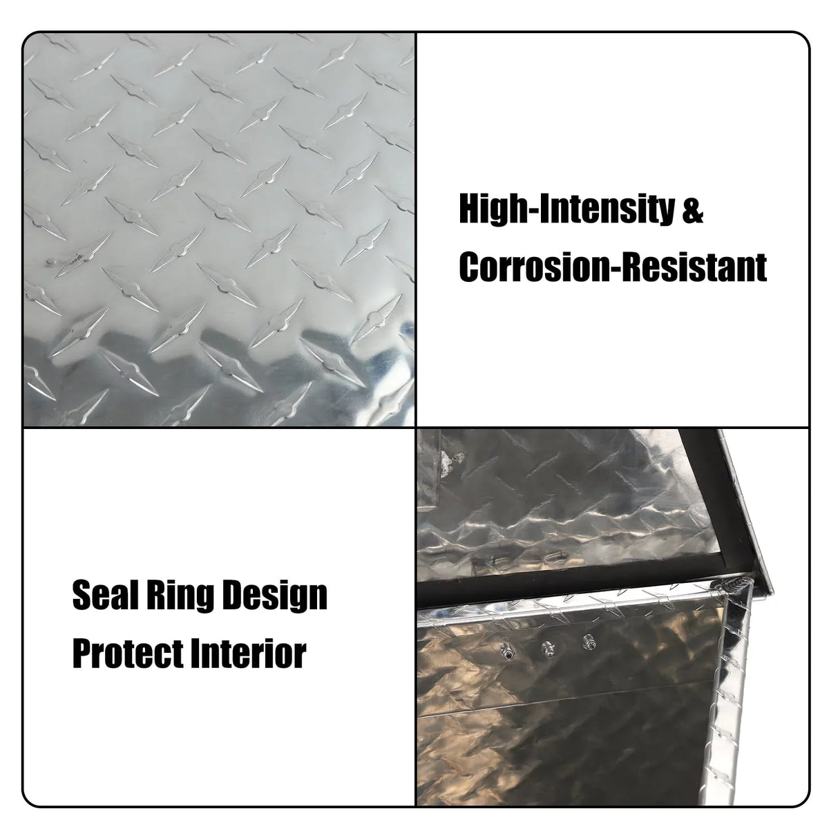 Lock Duty x for with Keys and Storage on Inches Tongue Heavy Box Plate Tool Trailer, Confote Your Silver,39 Diamond Secure 16.5 Aluminum Trailer x 12