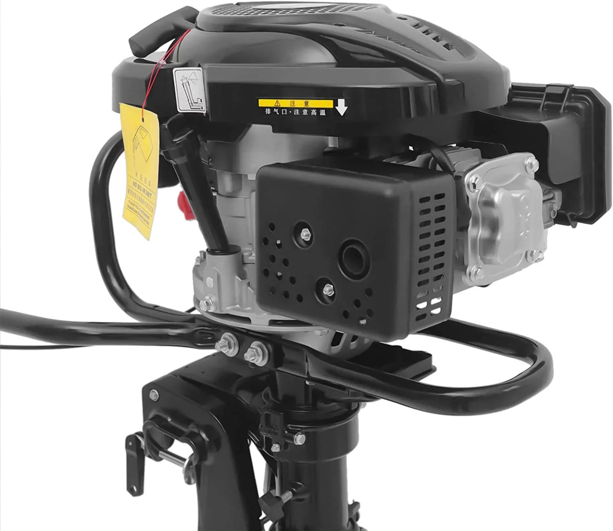 with Black Outdoor Air Adventure Outboard 4 Motor Motor System Engine Fishing Aquaculture for 7.5HP MONIPA Heavy Outboard Duty Cooling Stroke Boat