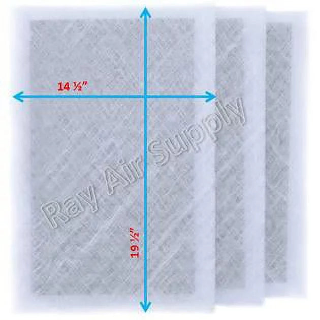 MicroPower Replacement Pads Air Pack) Filter SUPPLY Guard Cleaner WHITE (3 RAYAIR 16x22 Compatible with