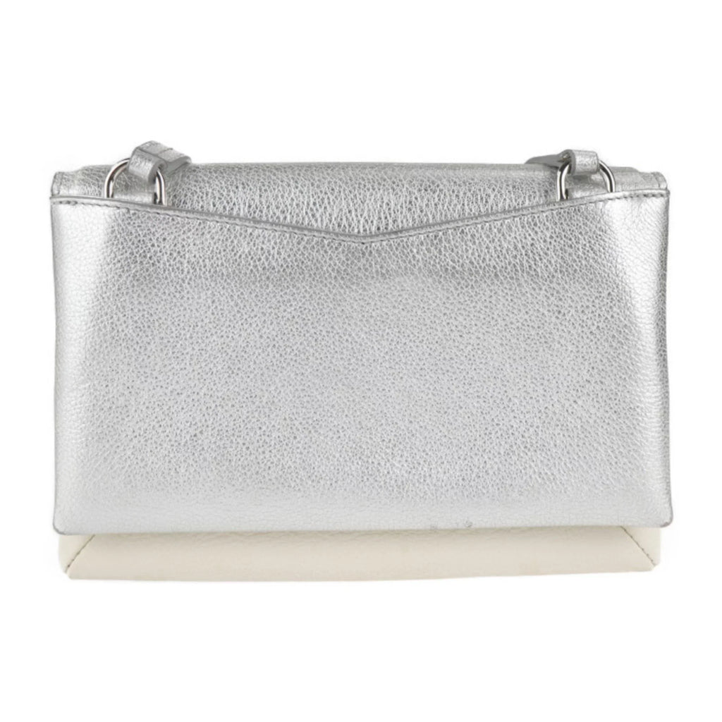 Duet silver leather Givenchy brown shoulder ivory BB500VB01C Pre-Owned (Good) bag