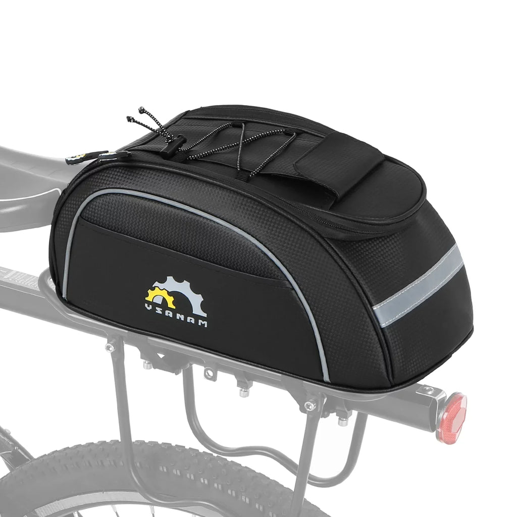 '- MTB Luggage Bag Insulated Trunk Pannier Waterproof Rear Rack Storage Bike Bag Cycling Carrier Cooler