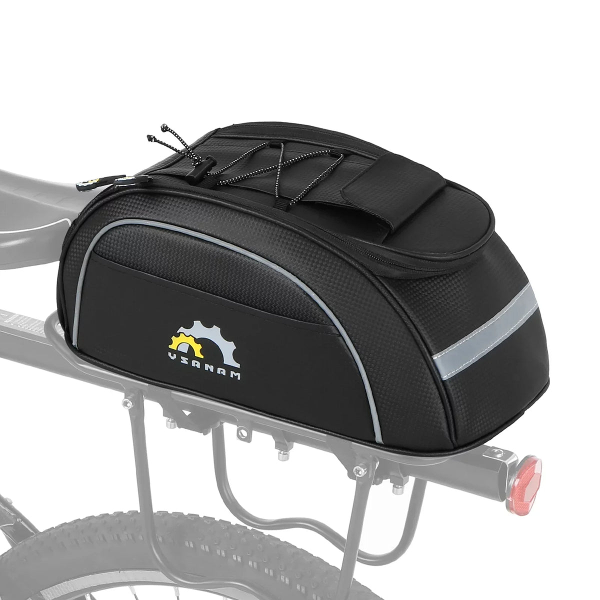'- MTB Luggage Bag Insulated Trunk Pannier Waterproof Rear Rack Storage Bike Bag Cycling Carrier Cooler