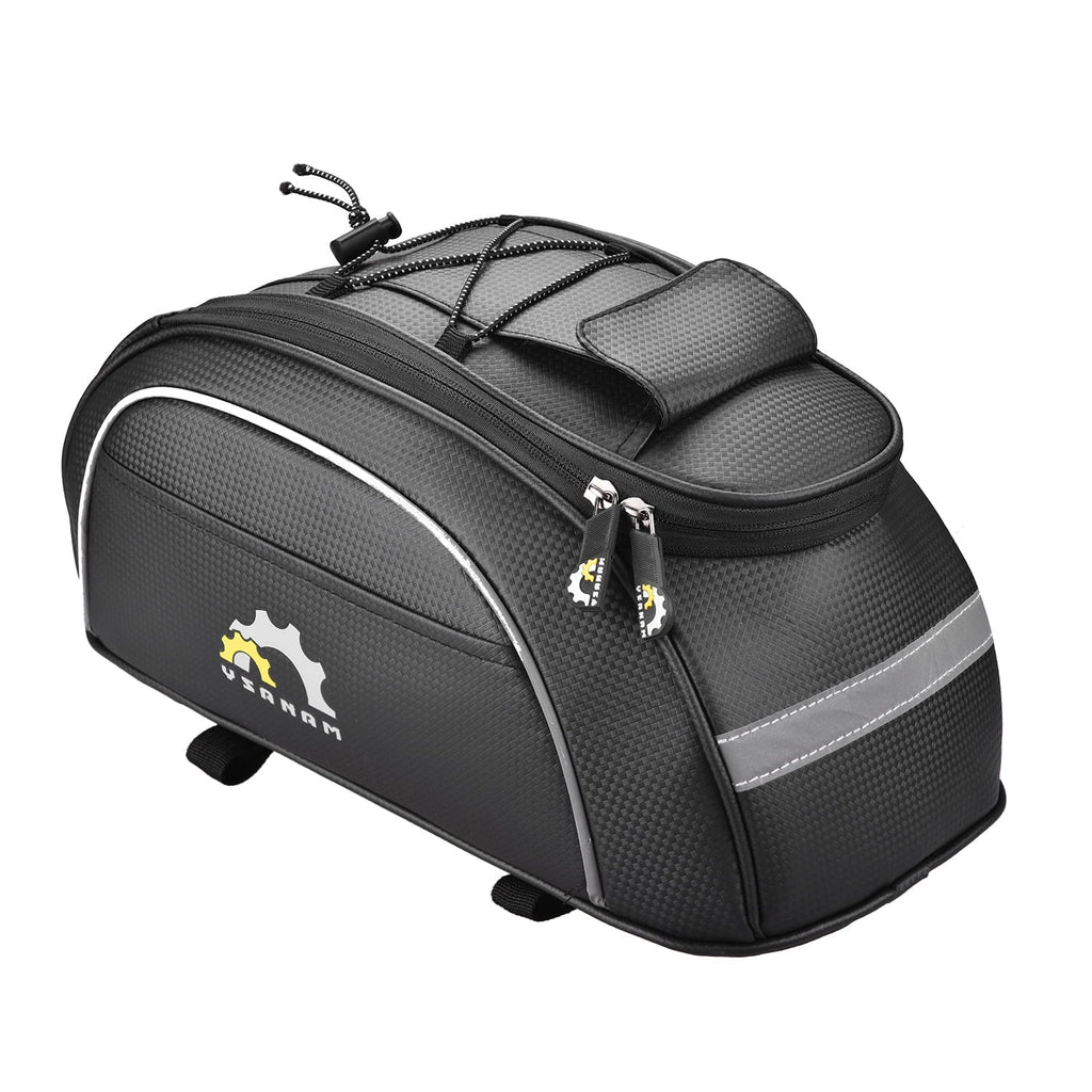 '- MTB Luggage Bag Insulated Trunk Pannier Waterproof Rear Rack Storage Bike Bag Cycling Carrier Cooler