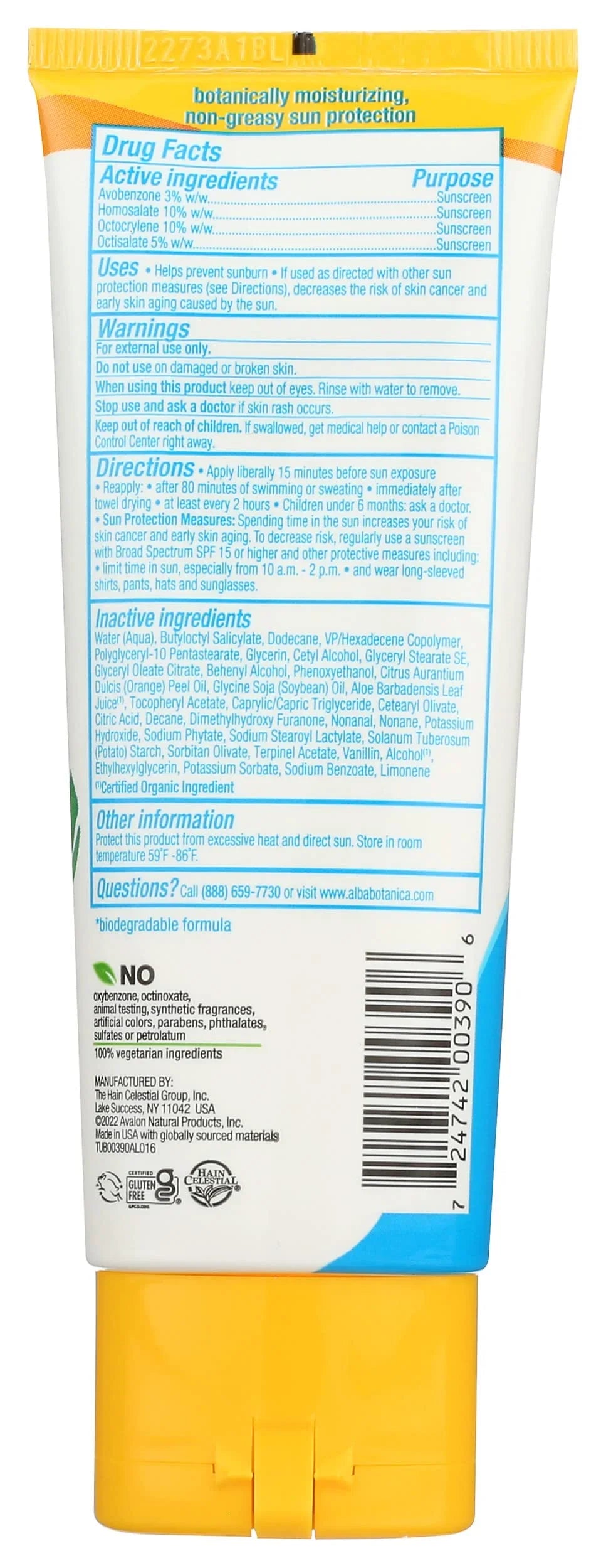 Lotion, May Alba 4 Oz Vary) (Packaging Fragrance Free, Sport, 45, SPF Sunscreen Botanica