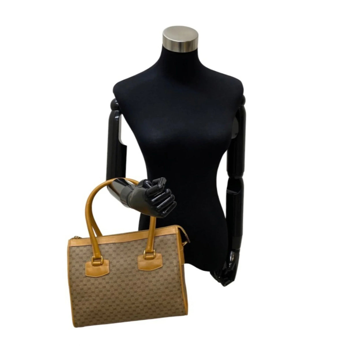 Shoulder Gucci Bag 2way Genuine (Good) Brown GG Leather Pre-Owned Vintage GUCCI Old Handbag Micro