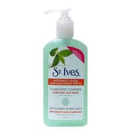 3 Clear With of Purifying Wash pack Pore ST. Ives Tree Face Tea Oil(200ml) Cleanser