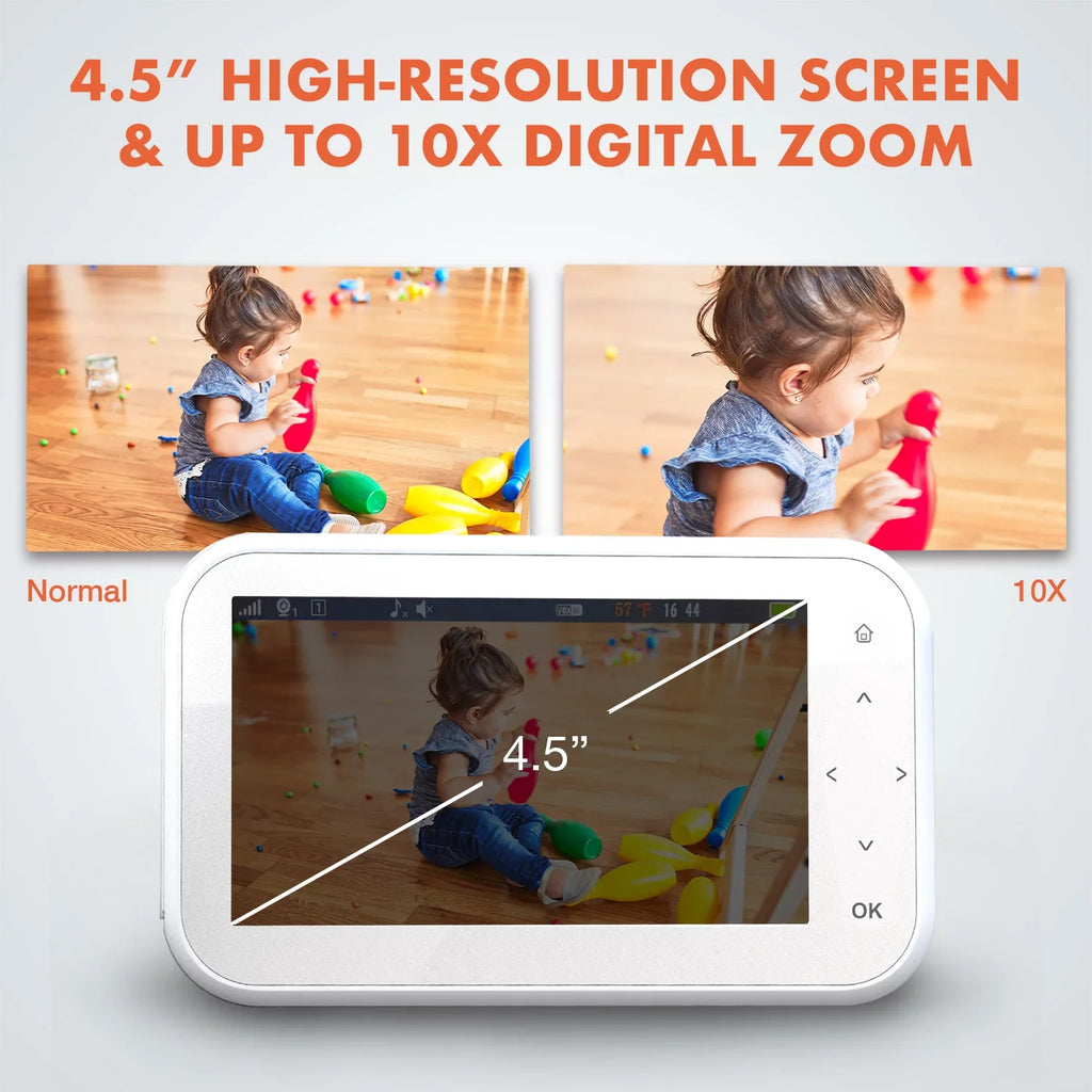 BM1 Display Baby IPS Recording Monitor Capabilities 4.5" Rexing w/