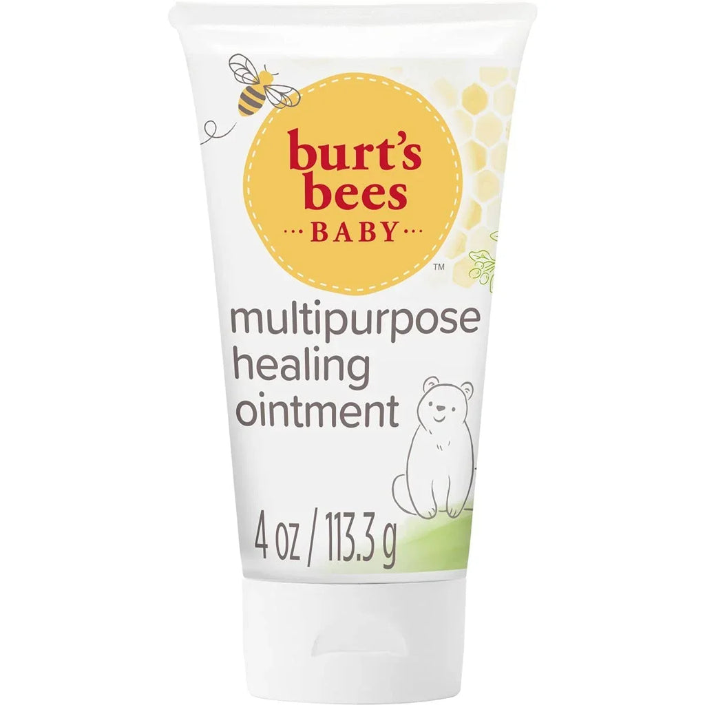 Softens Safe, Eczema with of Baby 4 Balm, Ounce 3) Healing Diaper Formula, Pediatrician Shea (Pack Bees 3) Burt's (Pack Multipurpose Calms 4 Oz Dry Based Plant of & Tested, Skin, Ointment Butter,