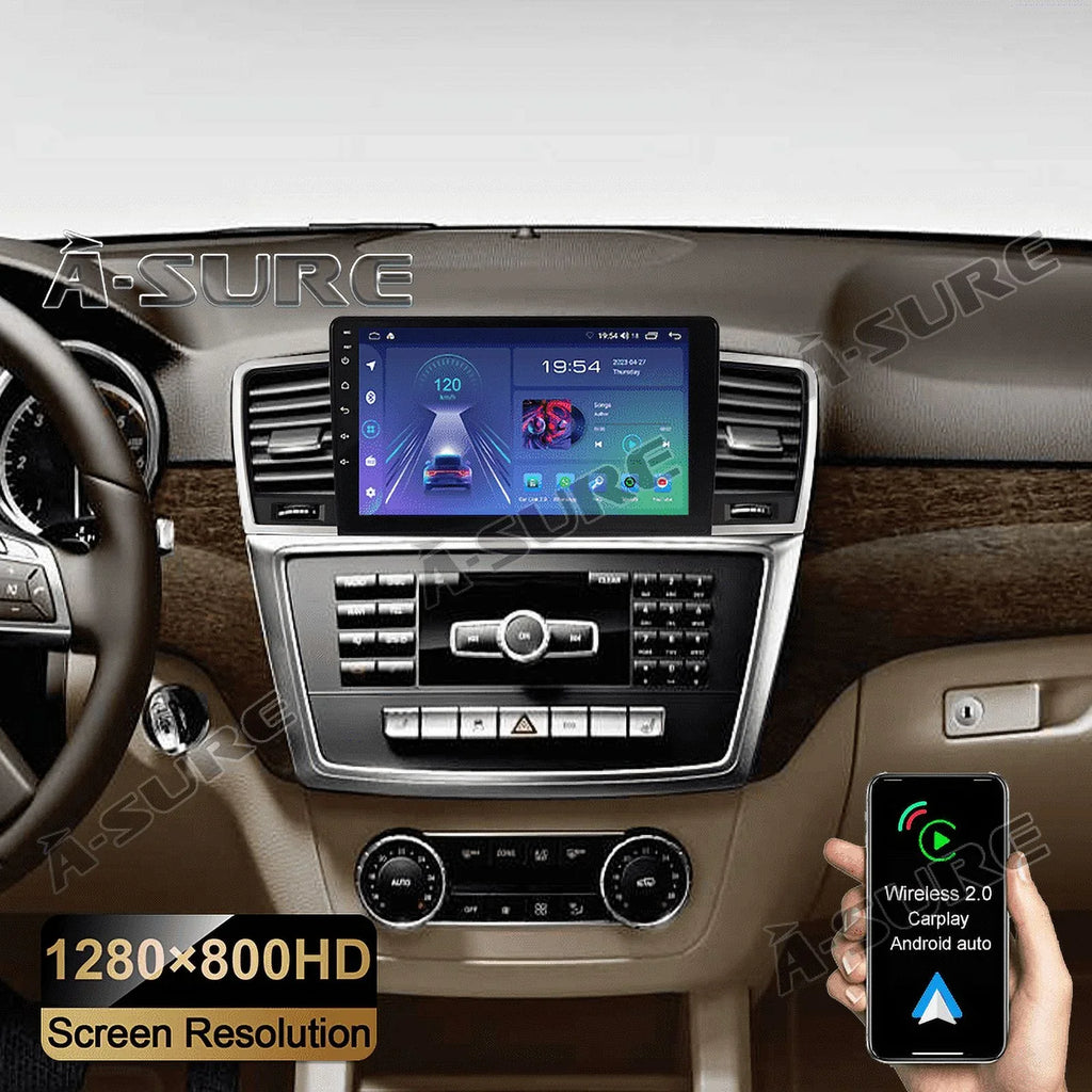 2+32GB Navi Stereo W166 GPS 12 X166 WiFi Radio Mercedes-Benz For Car GLE 2012-2015 Android GL ML