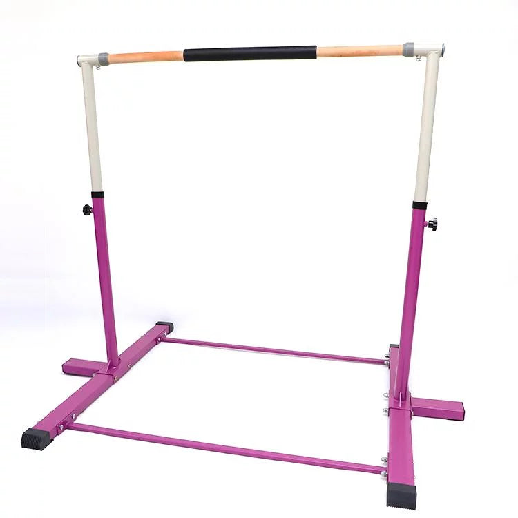 Kids 5 Gymnastic for Athletic Cushioned Height Bar Junior Asymmetric to Bar, Gymnastic FT Bar Training, Bar Bar Kip Adjustable Bar Gymnastics Expandable 3 Purple Horizontal Professional Gymnast Bar
