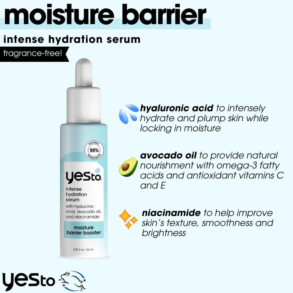 Fl Free, Oil Skin,S Oz. Natural, Moisture Environmental Against B, & 0.95 Serum, Vegan To Damage, Hydration Locks Hyaluronic Helps Support Vitamin Cruelty Acid, Avocado And In And Intense Yes Barrier