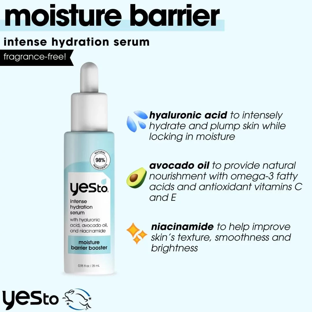 Fl Free, Oil Skin,S Oz. Natural, Moisture Environmental Against B, & 0.95 Serum, Vegan To Damage, Hydration Locks Hyaluronic Helps Support Vitamin Cruelty Acid, Avocado And In And Intense Yes Barrier
