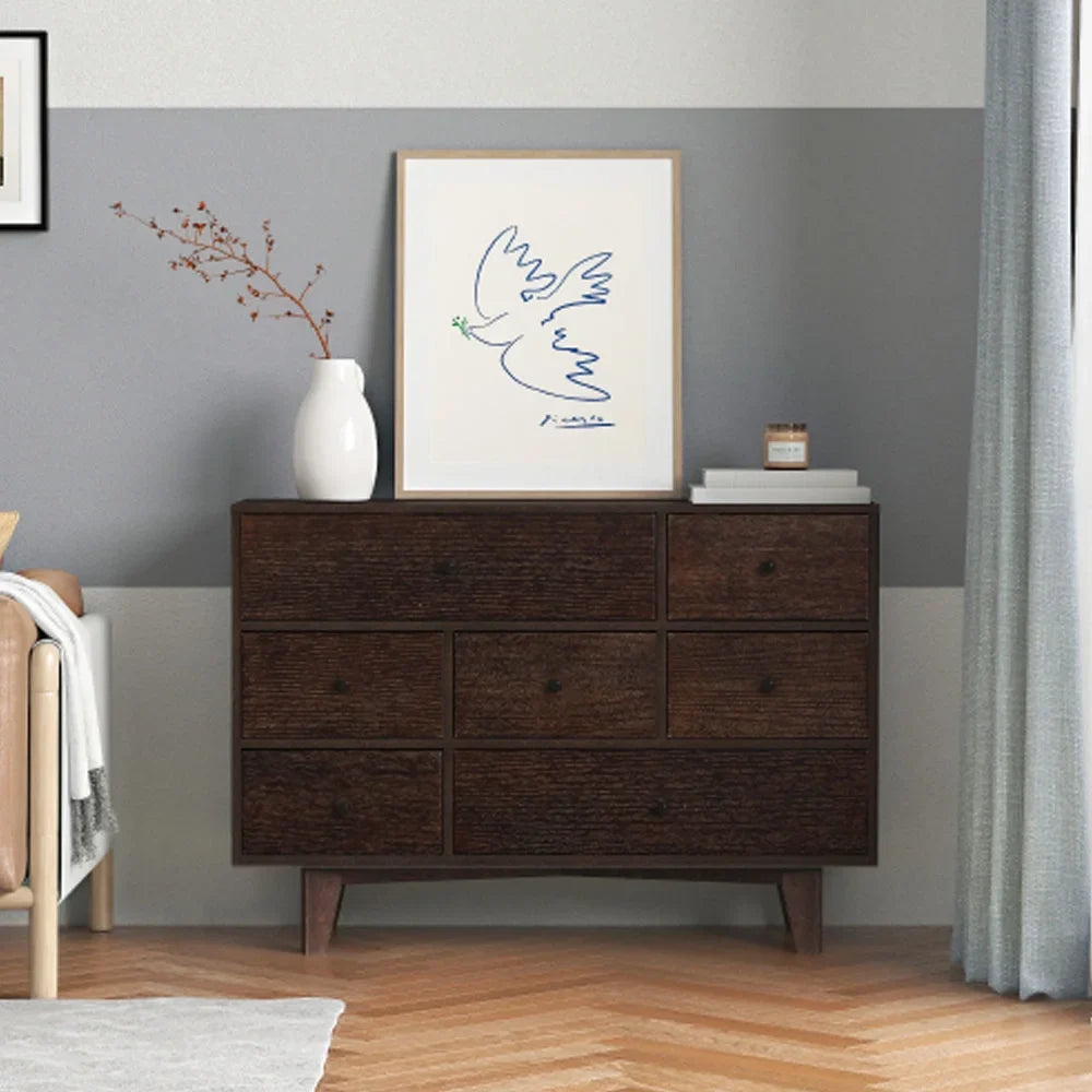 tableware - bar,buffet Solid lockers, server dresser table Auburn retro cabinet lockers round drawer Wood buffet spray-painted console handle