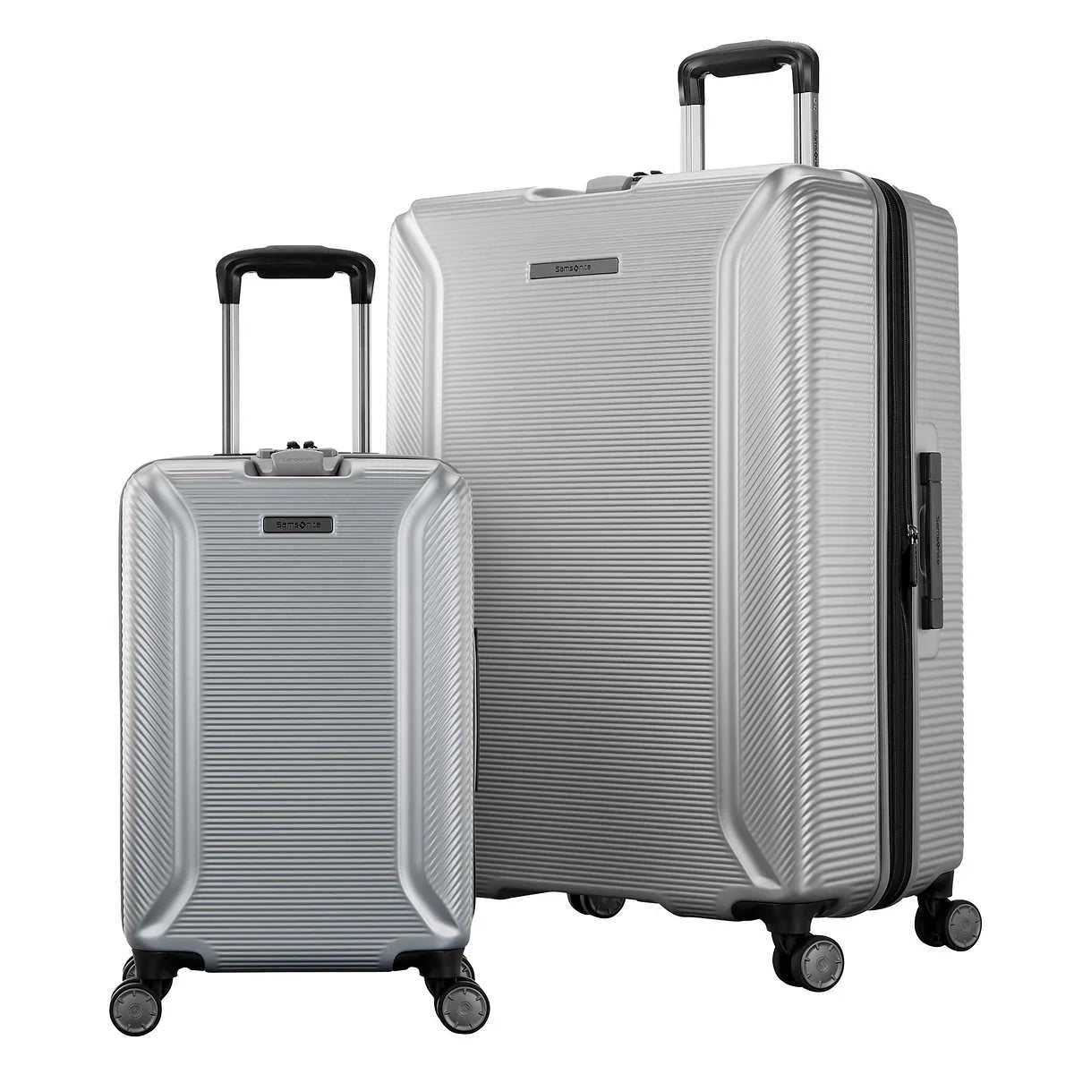 Samsonite Element 2-piece XLT Set, Silver Hardside