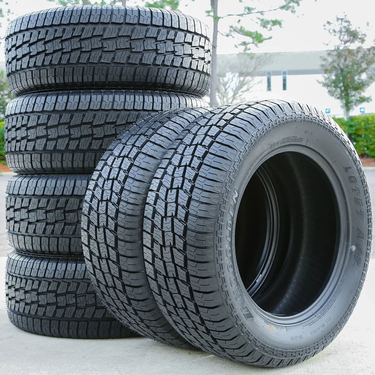 E Ply of All 4 LT Load 10 (FOUR) AT Tires Landgolden 235/85R16 Set Terrain LGT57 A/T