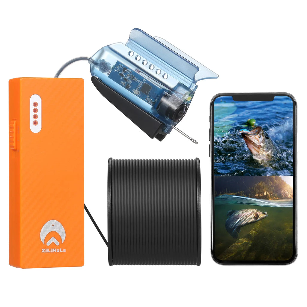 Camera Finder Control, Kayak Fishing Ice APP Boat Lake Video Fishing Gofishup for with Fish 1080P Sea Live Underwater