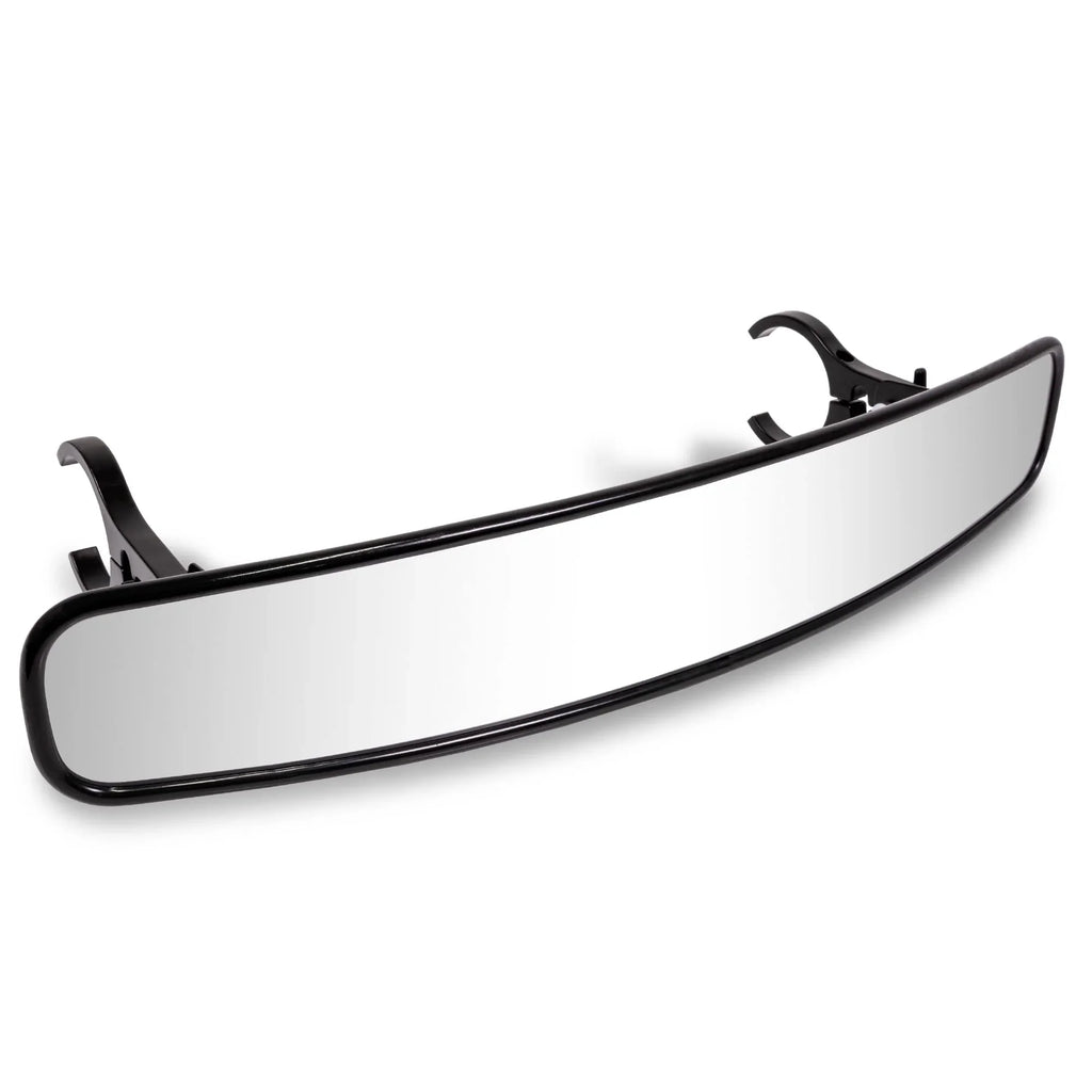 RZR Glass] [Shatterproof for Yamaha Pioneer ATV [Wide UTV Polaris For PRO Clamp] 17" Mirror [1.75"/2" XP, Kawasaki Turbo Roll Bar Convex Can-Am View Rear Mirror Rearview Visibility]