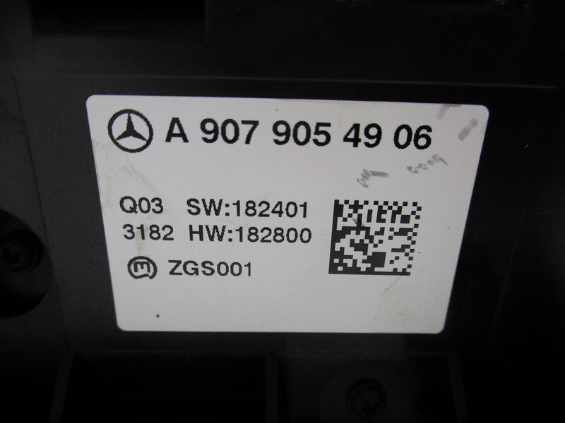 Sprinter 2023 Controls Pre-Owned Heater Mercedes OEM Temperature AC (Good)
