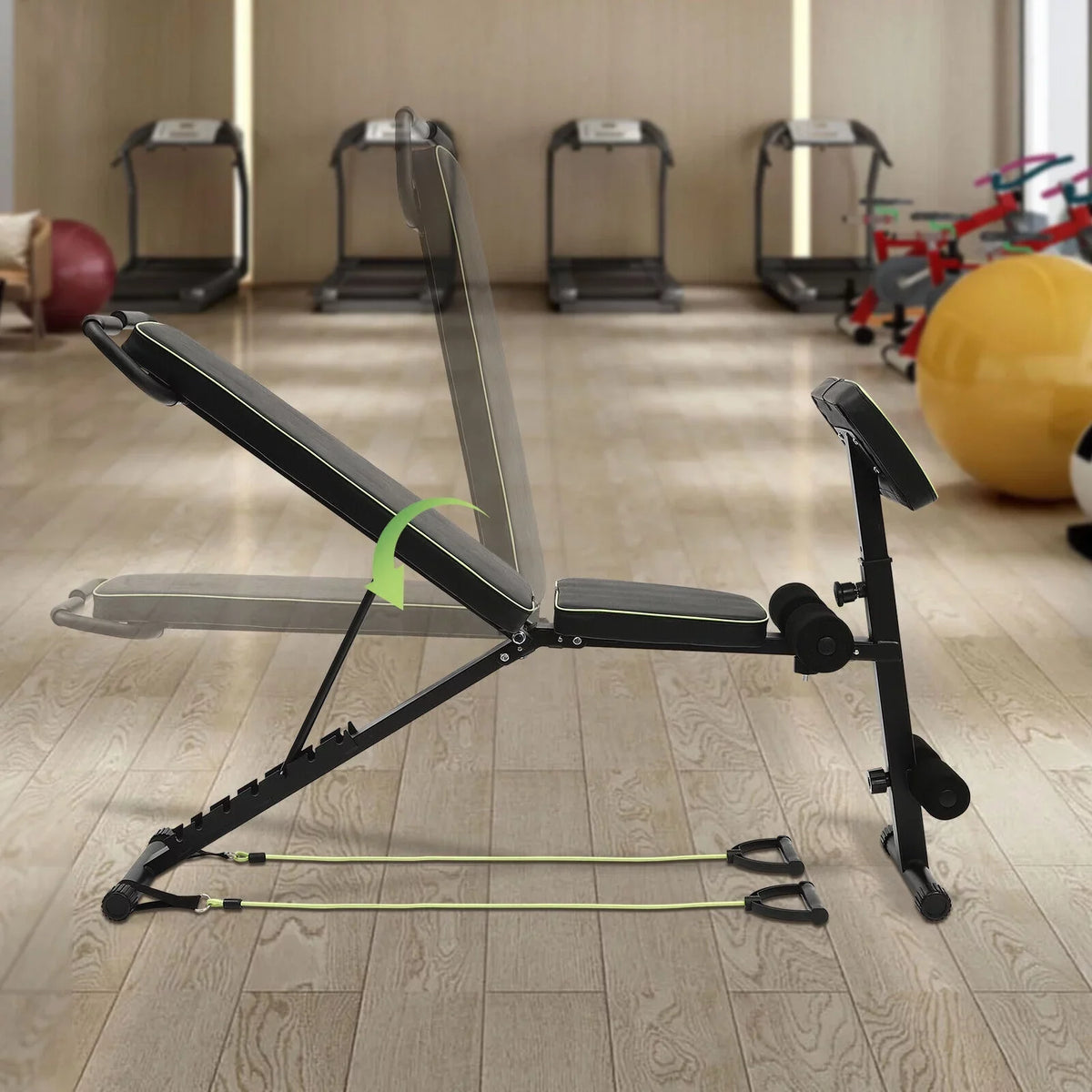 Weight Bench Decline Home Adjustable Training Bench Incline Workout Equipment Foldable Gym