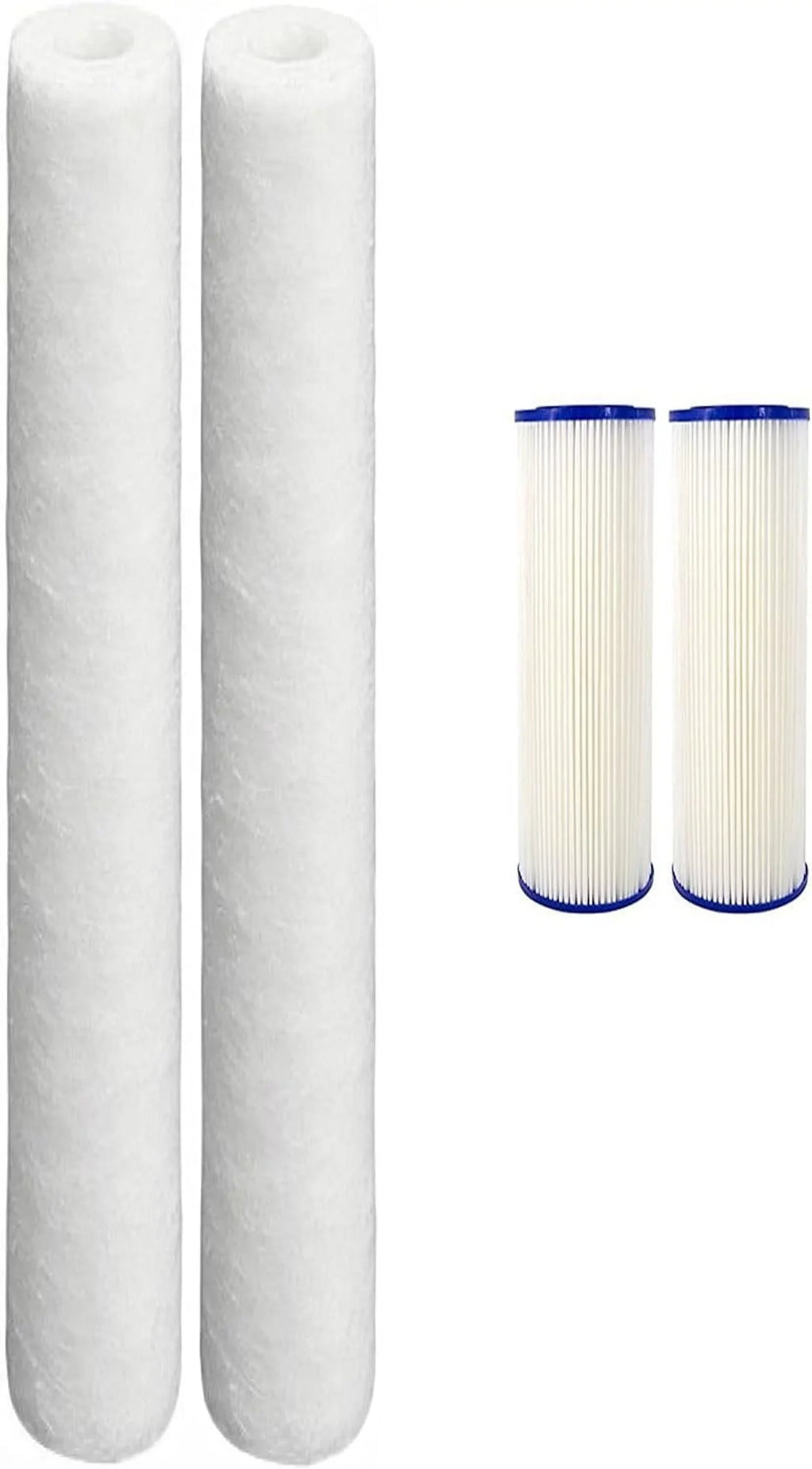 EQ-304-20 (4) Filters Whole And Filters House With And Micron Sub Post Filters Pre Water EQ-PFC.35 Compatible