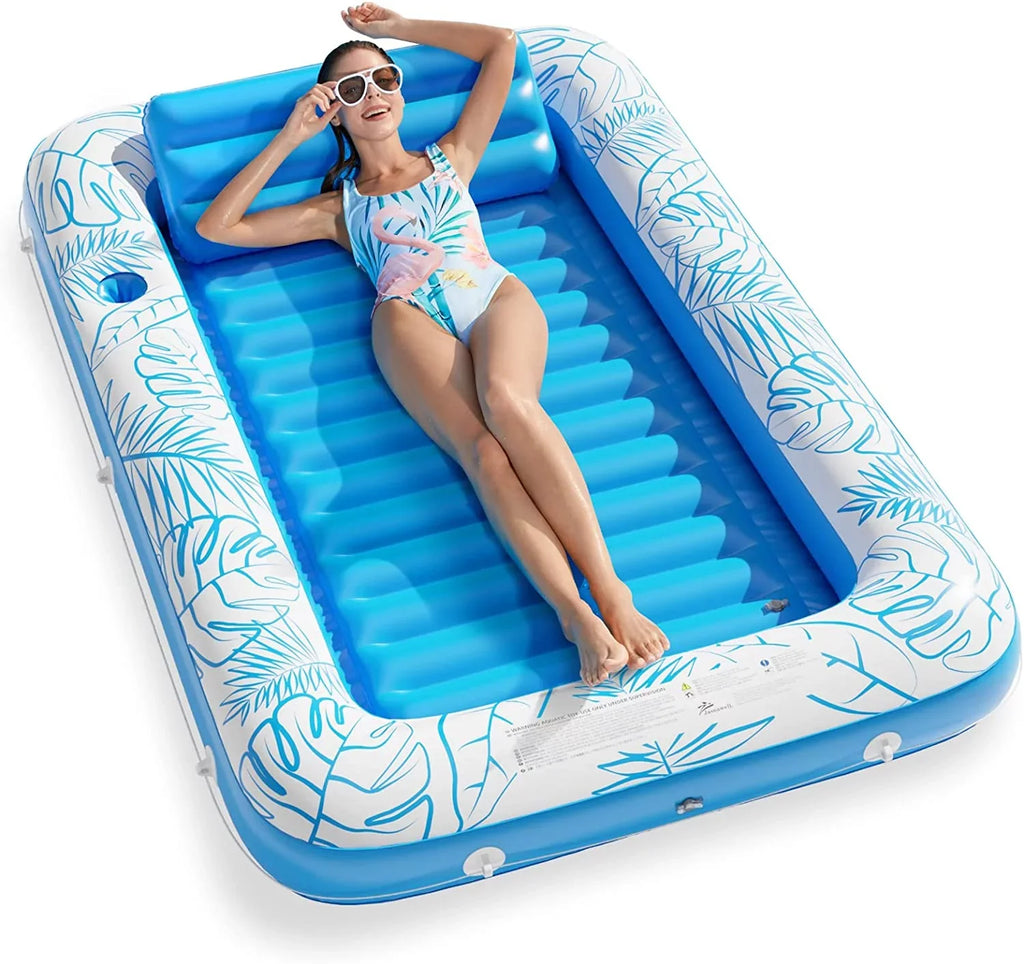 '- Inflatable Pool Tanning Float Swimming Tanner