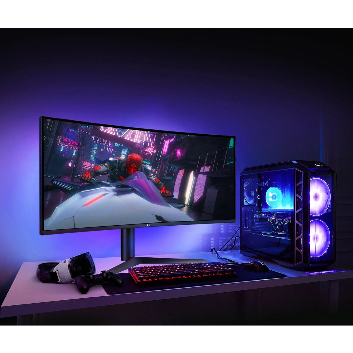 37.5" UltraGear 1ms (160Hz (3840 38GN95B-B LG IPS 144Hz Gaming DisplayHDR 1600) Nano Curved 600, G-Sync QHD NVIDIA Overclock), x Compatibility Monitor