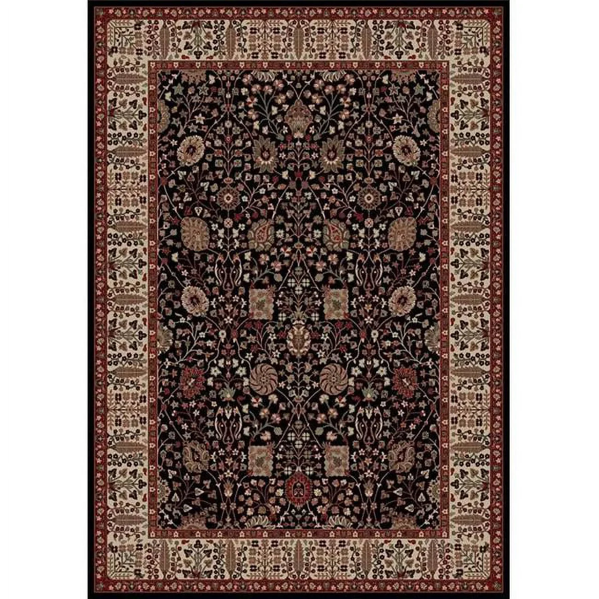 ft. x - Classics in. Concord 7 Ivory 11 Kashan - 2 ft. Global 10 in. Persian